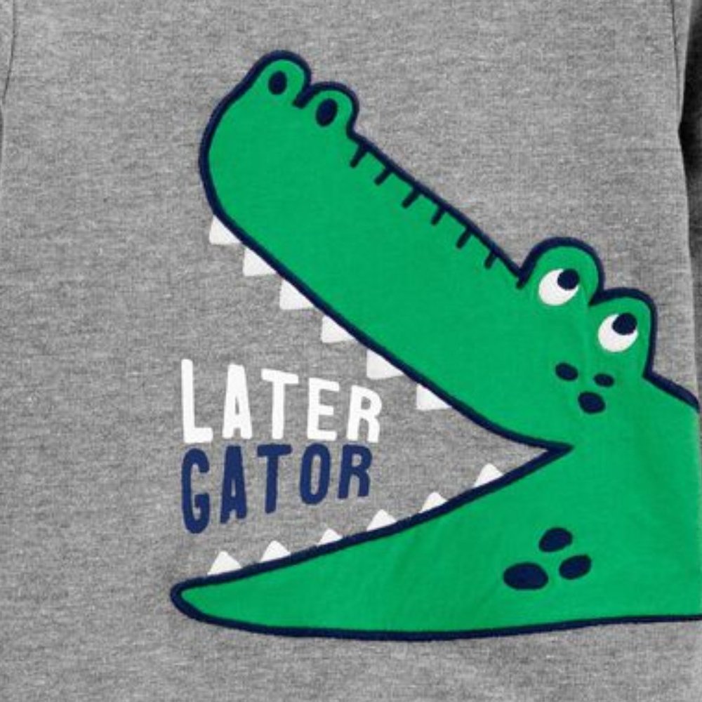 Carter's 2-Piece Alligator Pullover Jogger - Picture 3 of 3